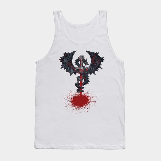 Dragon with blood T-shirt Tank Top by Zooha131